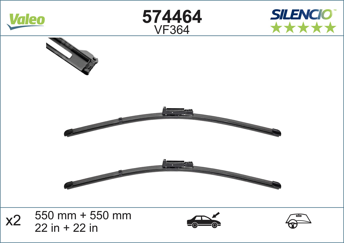 Wiper Blade - 574464 VALEO